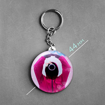 "Наглядач (Гра в кальмара 2 / Squid game2)" брелок круглий Ø44 мм