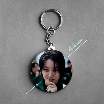 "Семі / Гравець 380 (Гра в кальмара 2 / Squid Game 2)" брелок круглий Ø44 мм