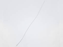 Провід білий AWG24(0.2мм2) 20 см одинарний монтажний