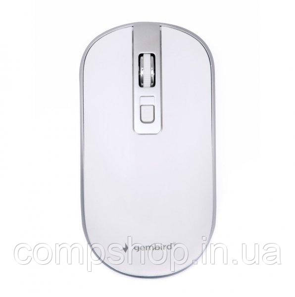 Миша Gembird MUSW-4B-06-WS Wireless White/Silver (код 136113)