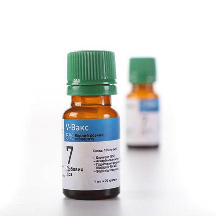 «V-вакс» — 5% водний розчин озокериту, (концентрат Нафтусі) 10 мл Серія V-Pharma, фото 1
