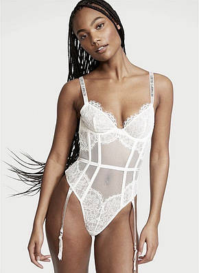 Боді (комбідрес) мереживний зі стразами Victoria’s Secret (Вікторія Сікрет), оригінал