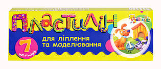 Пластилін восковий 7 кольорів Little Artist з стеком 140 гр 832536