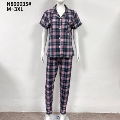 Жіноча піжама тканина бамбук розмір M-L-XL-2XL-3XL колір показаний у пачці від 10 шт.