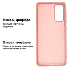 Чохол Silicone case для Samsung S20 FE (01) Pink Sand рожевий, фото 3