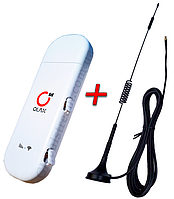 Мобільний модем 4G LTE 3G Wi-Fi роутер Olax F90 USB (KS, VD, Life) + антена 4G на 7db магніт