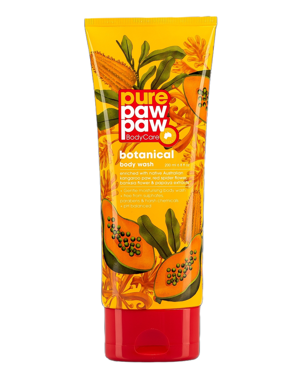 Гель для душу Pure Paw Paw Body Care Botanical Wash 200ml, фото 1