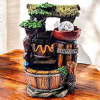 Декоративний настільний фонтан для будинку, 27х17х15,5см (Міні фонтан для квартири)