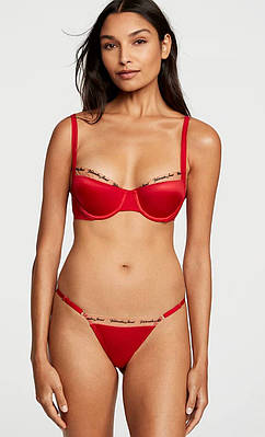 Комплект білизни червоний Victoria’s Secret (Вікторія Сікрет), оригінал