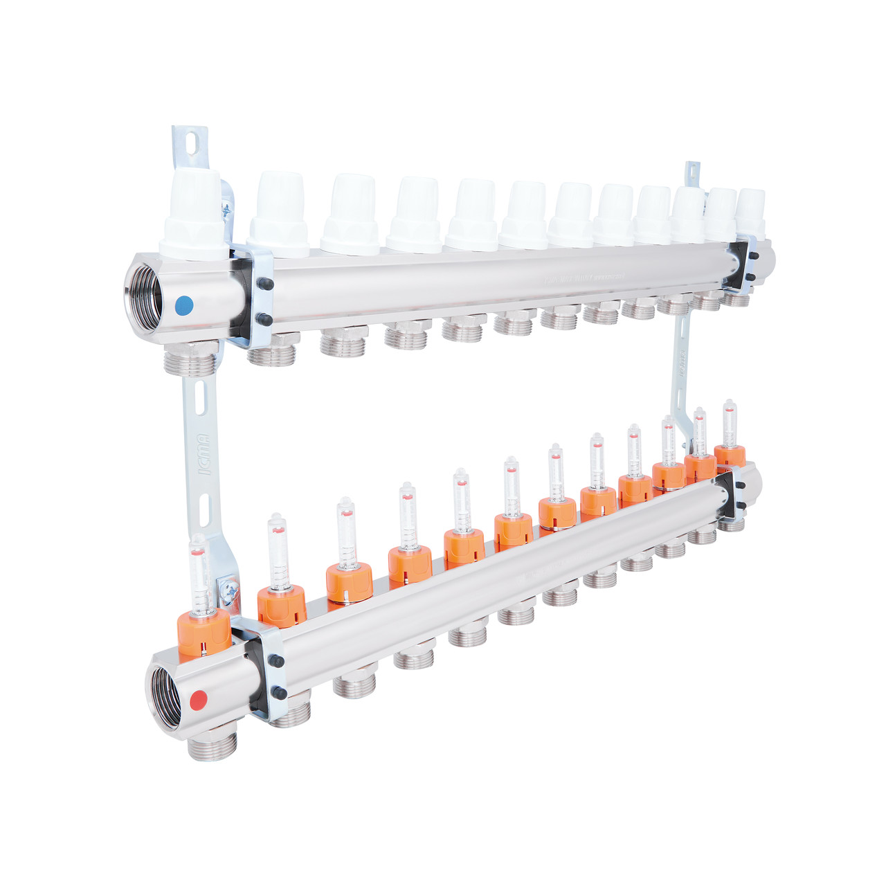 Колектор Icma 1" 12 виходів, з витратомірами №K013 Зроби це - Vdalo