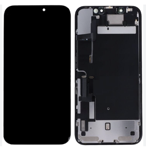 Дисплей (екран) для iPhone 11, чорний, оригінал PRC з верхнім шлейфом, фото 1