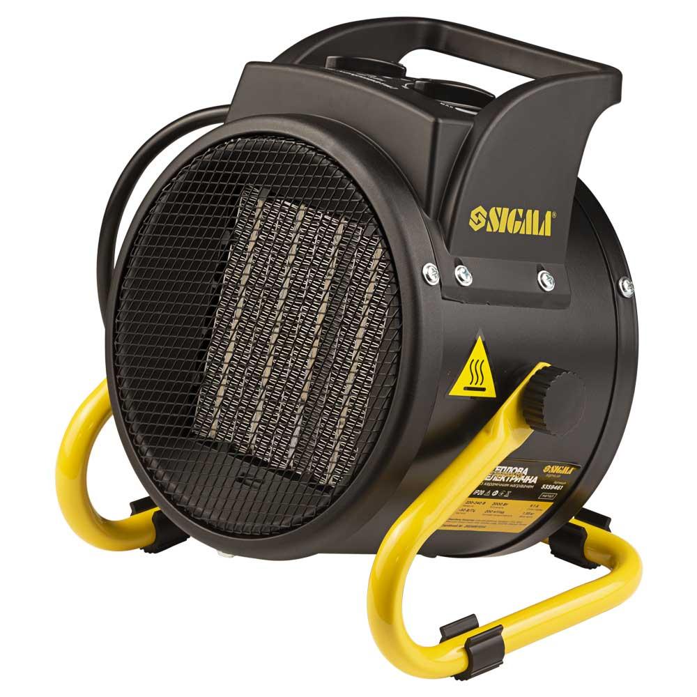 Електрична теплова гармата з керамічним нагрівачем 2.0 кВт (метал) SIGMA (5359461) Зроби це - Vdalo