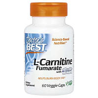 L-Карнітин Фумарат, 500 мг, L-Carnitine Fumarate, Doctor's Best, 60 вегетаріанських капсул