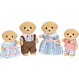 Calico Critters CC1809 Сім'я жовтих лабрадорів Sylvanian Families, фото 3