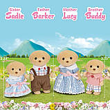 Calico Critters CC1809 Сім'я жовтих лабрадорів Sylvanian Families, фото 4