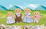 Calico Critters CC1809 Сім'я жовтих лабрадорів Sylvanian Families, фото 5