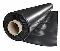 Пленка черная полиэтиленовая 100мкм 6*50м УФ стабилизированная для мульчирования строительства и озер