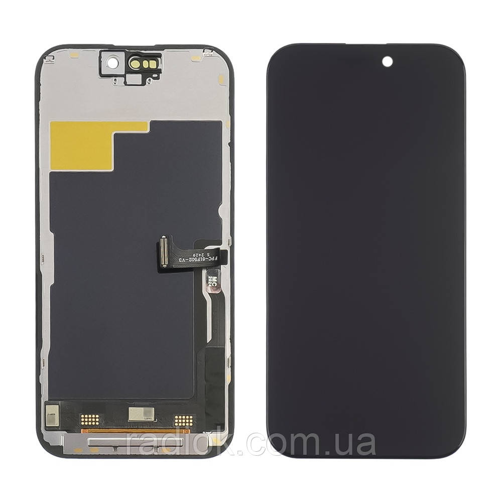 Дисплей для Apple iPhone 15 Pro з чорним тачскрином ZY-IN CELL