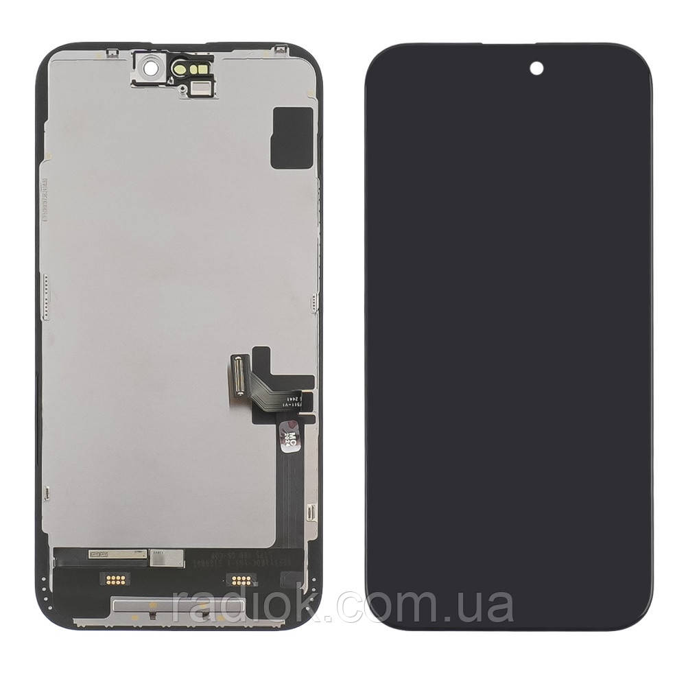 Дисплей для Apple iPhone 15 Plus з чорним тачскрином ZY-IN CELL