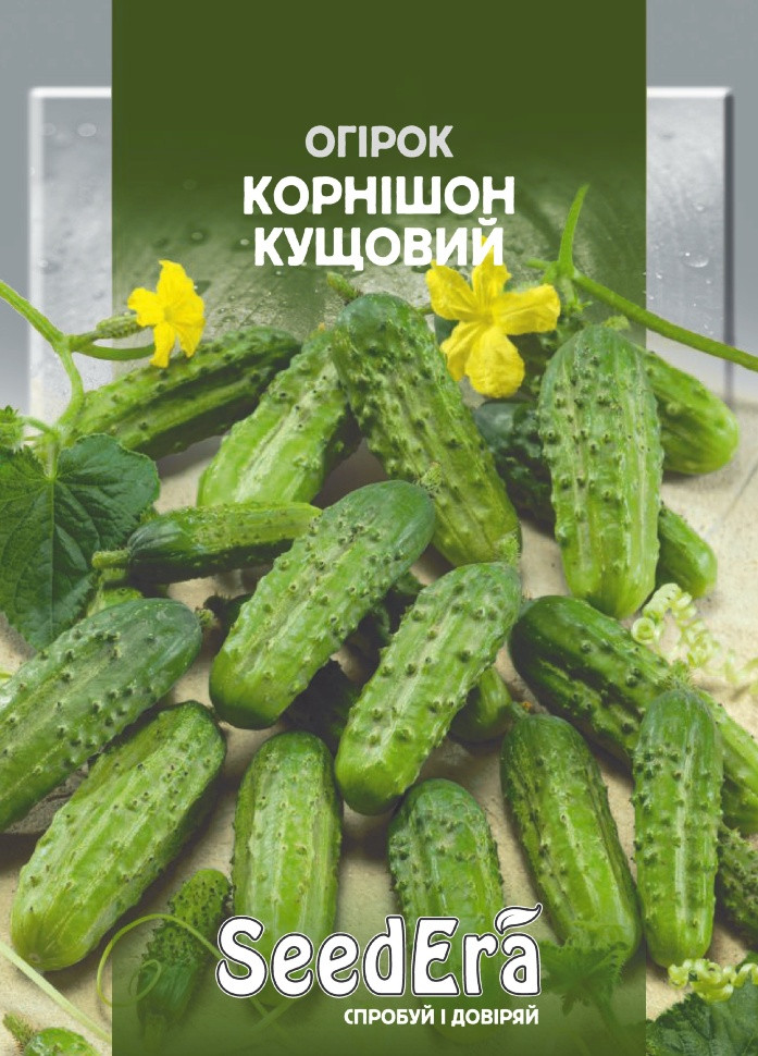 Огірок Корнішон кущовий 1 г Seedera, фото 1