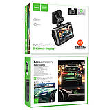 Відеореєстратор Hoco DV2 з дисплеєм чорний, фото 9