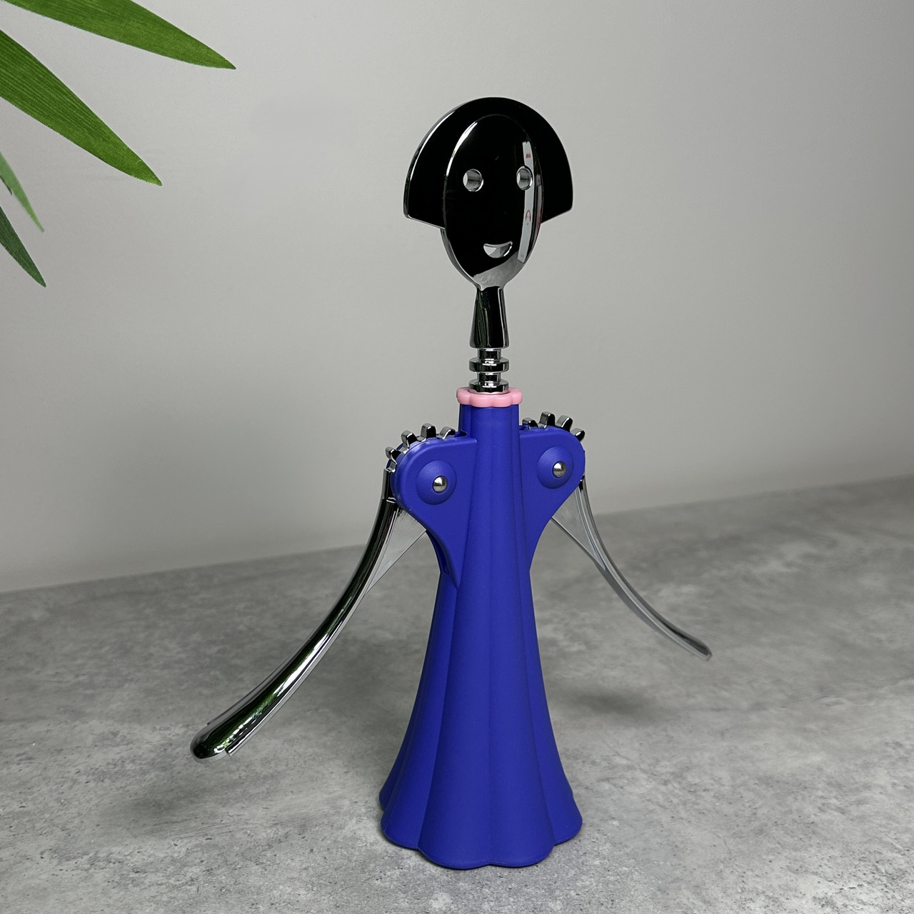 Штопор важільний Alessi Anna G. 24 см синій