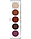 Компактні тіні в панелі EYE SHADOW PALETTE, 5 відтінків, фото 2