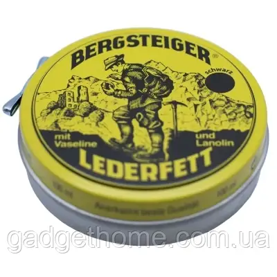 ТОП! Засіб для пропитки HEY-Sport для взуття Bergsteiger-Leather-Grease black 150 ml (20890000) - (gHome), фото 1