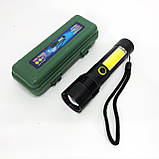 Ліхтарик BN-537-TG+COB (White+red), Тактичний ліхтар ручний, Топ-ліхтарик, Ліхтарик поліс, фото 8