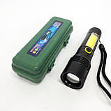 Ліхтарик BN-537-TG+COB (White+red), Тактичний ліхтар ручний, Топ-ліхтарик, Ліхтарик поліс, фото 9