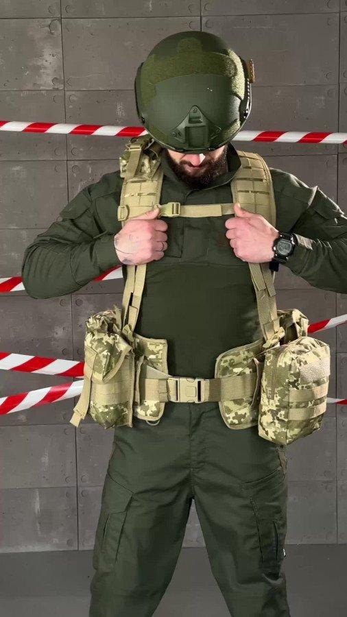 Розвантажувальний пояс РПС у зборі Single Sword (піксель)