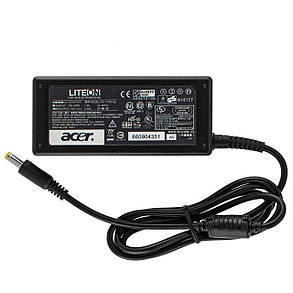 Блок живлення для ноутбука ACER 19V, 3.42A, 65W, 5.5*1.7мм, прямий роз'єм, black (без кабеля!), фото 4