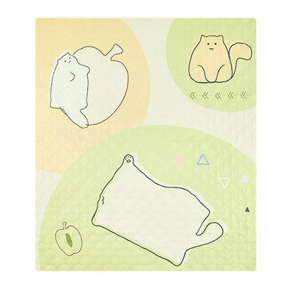 Килимок для пікніка водостійкий Naturehike CNK2350WS010, 210x240 см, світло-салатовий з принтом Сделай это - Vdalo