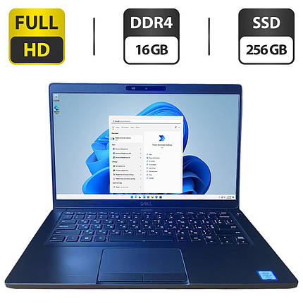 Ультрабук Dell Latitude 5400/ 14" (1920x1080) Сенсорний/ Core i5-8365U/ 16 GB RAM/ 256 GB SSD/ UHD 620, фото 1
