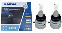 Комплект світлодіодних ламп NARVA H9/H11 Range Power Advanced +100% 6000K 12/24V (181848100)