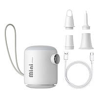 Портативний насос для матраців Baseus PocketGo Portable Air Pump Stellar White (C11157700221-00)