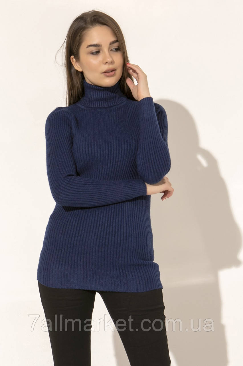 Гольф жіночий під горло SG6 navy р.42-48 "Seven Group" недорого гуртом від прямого постачальника