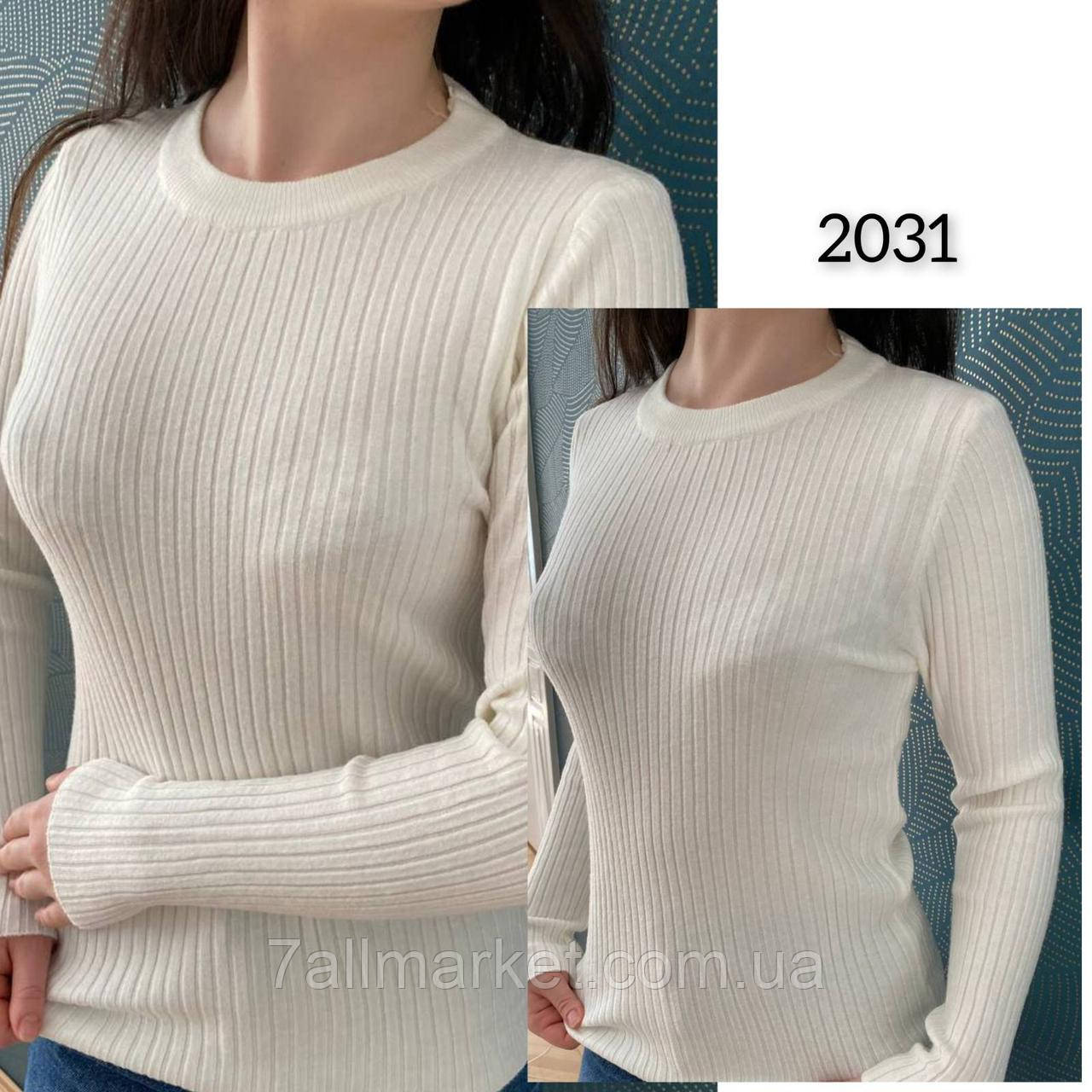 Светр жіночий 2031 white р.42-48 "Seven Group" недорого гуртом від прямого постачальника