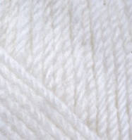 Пряжа, нитки для вязания Харизма ( Charisma) YarnArt 100 гр., 200 м, шерсть 80%, біла натуральна № 501