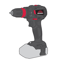 Дриль-шурупокрут акумуляторний Vitals Professional AU 1840 BSQC SmartLine+