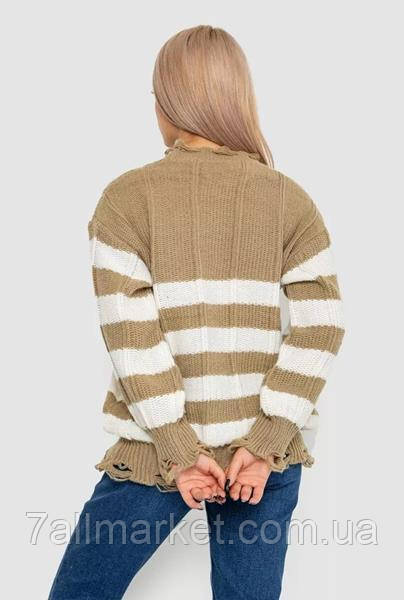 Светр жіночий A111 beige р.one size "Seven Group" недорого гуртом від прямого постачальника