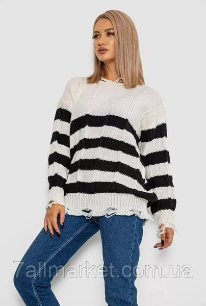 Светр жіночий A111 white р.one size "Seven Group" недорого гуртом від прямого постачальника