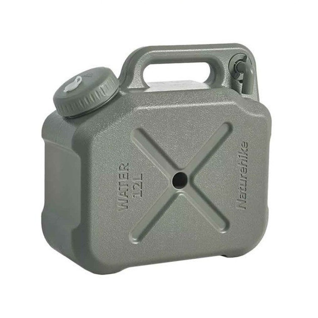 Каністра для води Naturehike CNH22CJ018, 12 літрів, темно-зелена Сделай это - Vdalo