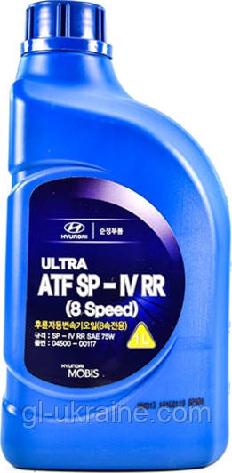 Трансмісійна олива Hyundai/Kia Ultra ATF Sp-IV RR, 1л (04500-00117)