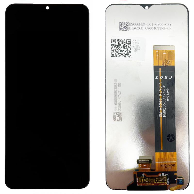 Дисплей Samsung SM-A135/M236 Galaxy A13 4G/M23 5G (2022) у зібраному з сенсором black Original PRC (M236 v04)