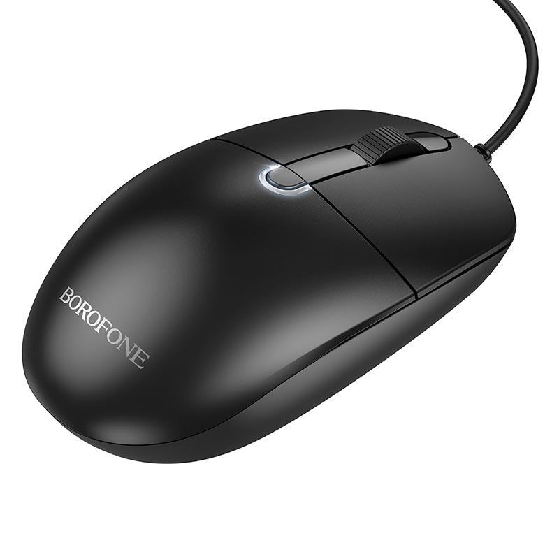 Мишка BOROFONE Morning business wired mouse BG17 |800-1200-1600DPI|