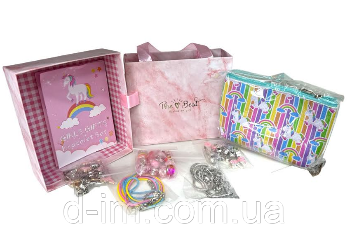 Набір для виготовлення браслета Kruzzel Pan Kids Jewellery Maker / H-001 (100шт)