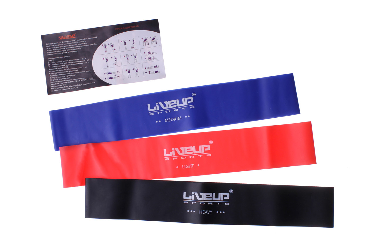 Набір фітнес гумок LiveUp LOOP BAND SET, фото 1