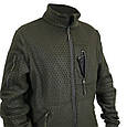 Кофта флісова Kiborg Militex Windblock Tactical Khaki, фото 4