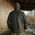 Кофта флісова Kiborg Militex Windblock Tactical Khaki, фото 8